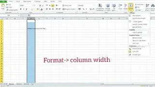 How to change or adjust cell size in Excel