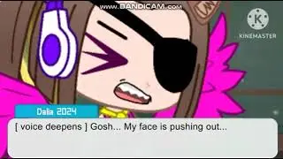 2024 @DaliatheDanganronpafan's Werewolf Transformation with Audio Description