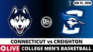 UCONN VS CREIGHTON 🏀 NCAAM Basketball Game Score Radio Play-by-Play