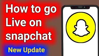 How to go live on snapchat.how to live streaming on snapchat.Snapchat live option not show