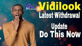 Vidilook withdrawal update today | CEO Speaks | Do This Right Now | vidilook exit scam #vidilook