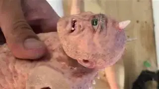 Realistic Sculpture Hair Punching Process