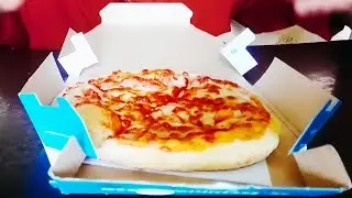 ASMR MUKBANG | DOMINO'S PIZZA 🍕 | CLASSIC | @ Rs.49 | PIZZA MANIA | With BGM | Oddly Satisfying ASMR
