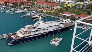Hampshire II Luxury Mega Yacht from Owner Billionaire Jim Ratcliffe of Ineos Group