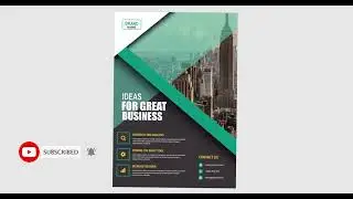 How to Create advance flyer and  Fantastic Flyer  Design Best Tutorial  with-Graphic place #amazing