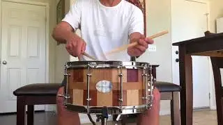 Sun Coast Custom - Exotic Multi-Wood Stave Snare Drum