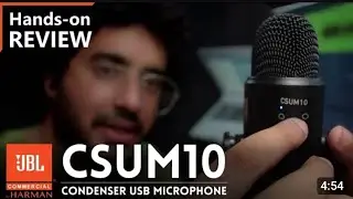 JBL CSUM10 MICROPHONE TEST/Review With PC/Laptop #jblcommercial Condenser USB MiC Review
