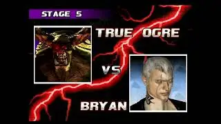 Tekken 3 (PlayStation) Arcade Mode as True Ogre