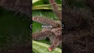 The Spider That Pretends to Be Bird Poop #spiderfacts #naturecamouflage #weirdwildlife