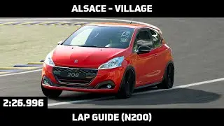 Gran Turismo Sport &mdash; ежедневный путеводитель по кругу &mdash; Эльзас &mdash; деревня &mdash; Peugeot 208 (N200)