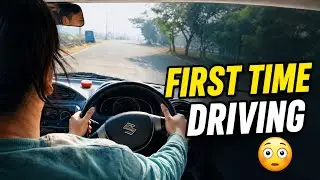 First Time Driving 😨 | Full Panic 😂 | Pooja Manral Vlog