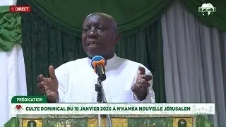 PREDICATION DOMINICALE DU 18 JANVIER 2026 A NKAMBA NOUVELLE JERUSALEM AVEC LE REVEREND NSIMBA MPAKA