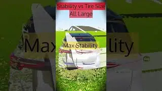 Stability vs Tire Sizes- Physics comparison- Logic #suspension #indianbikesdriving3d #gaming