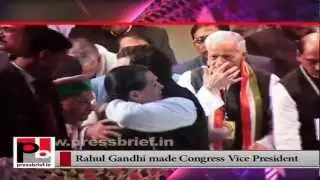 New Congress Vice President Rahul Gandhi at Jaipur AICC session
