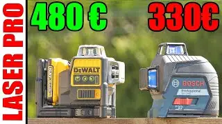 лазерный уровень Bosch Professional GLL 3-80 + DeWalt DCE089D1G-QW + POPOMAN laser level 3X360&deg;