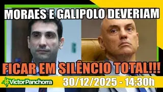 MORAES E GAL&Iacute;POLO DEVERIAM FICAR EM SIL&Ecirc;NCIO TOTAL E N&Atilde;O DAR NENHUM TIPO DE SATISFA&Ccedil;&Atilde;O!