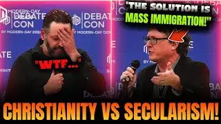 Andrew Wilson DESTROYS Atheist Doctor On Mass Immigration & Christianity Vs Secularism!