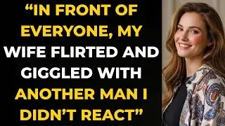 “In Front of Everyone, My Wife Flirted and Giggled with Another Man—I Didn’t React”