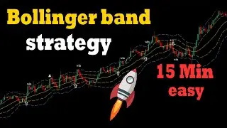 15 Minute Bollinger band Strategy: forex and crypto - 80% winrate - easy & profitable