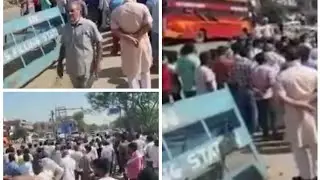 Namaz disrupted again amid sloganeering in Gurugram