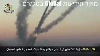 Hamas propaganda video showing rocket fire into Israeli cites