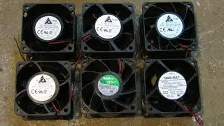 PC Fan Flight Tests - 60x60x35mm