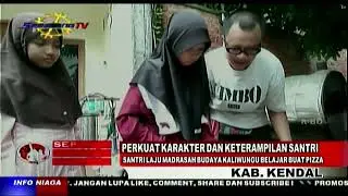 PERKUAT KARAKTER DAN KETERAMPILAN SANTRI, SANTRI LAJU MADRASAH BUDAYA KALIWUNGU BELAJAR BUAT PIZZA