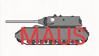 Нарисавал сверх тяжёлый  танк MAUS!!!