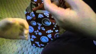 Christmas gift giving with Taryn and Jenna (our maplelea dolls!)