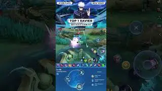 Xavier unlimited Ultimate 😱 #mobilelegends #xavierml #shorts