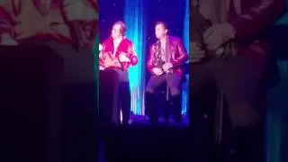 Engelbert Humperdinck and his Son Bradley Dorsey! February 2017.