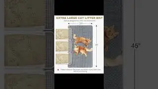 Fostanfly XL Cat Litter Mat