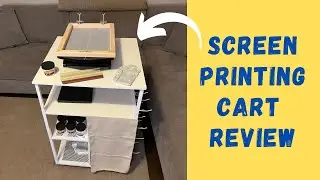 Caydo Screen Printing Cart Review - Getting Organized When Screen Printing