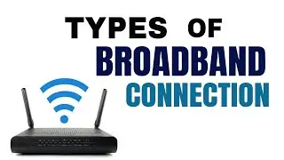 Types  of broadband connection (HINDI)