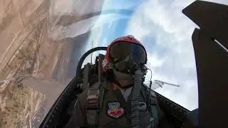 Test flight with US Air Force Thunderbird, Wisconsin Native,  Michelle Curran