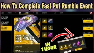 How To Complete Pet Rumble Event in 4 hours | FreeFire Pet Rumble Event jaldi kiase complete karene?