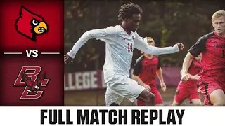 Louisville vs. Boston College Full Match Replay | 2024 ACC Men's Soccer
