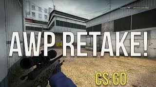 CS:GO - AWP RETAKE ON CACHE!
