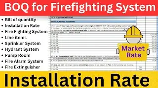 boq fire fighting system | boq kaise banaye