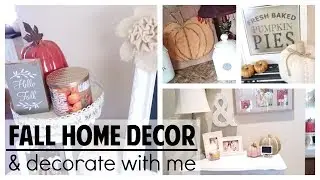 FALL HOME DECOR 2017 & DECORATE WITH ME | HAUL