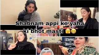 Girte girte bachi alisha/shabnam appi ke yaha ruk ke ki masti 🫣😁😎#vlog #youtubevlog 