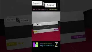 Use a 2D Keyboard in 3D - #threejs #ZIMjs #TextureActive #3D #VR #virtualreality #keyboard