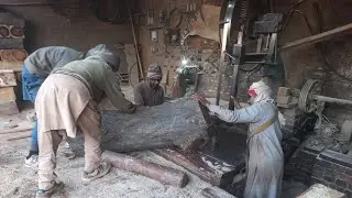 Huge large wood cutting by lumber ship #sawmill #bridgesaw #machine #sawblade #woodworkingmachine 