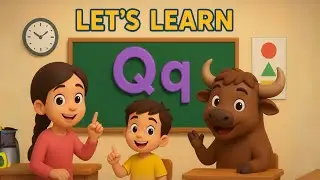 Letter Q Kids Melody | Q for Queen 👑 | Q for Question | English Alphabet Song for Kids