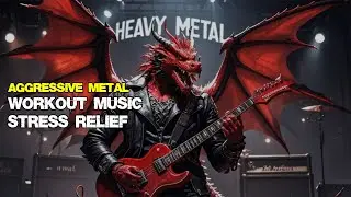 🔥 Dragon Metal : Aggressive Heavy Metal Instrumental! 🎶 Music for Maximum Workout 🎸