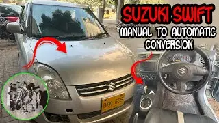 Suzuki Swift 2017 Manual se Automatic Conversion | Full Wiring, Card, Console & Oil Cooler install