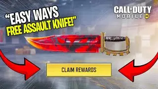 Easy Ways to Unlock FREE ASSAULT KNIFE in CODM! 🔥