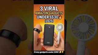 3 Viral Amazon Gadgets Under $30 You Need in 2025! 🔥 #AmazonFinds #TechShorts #USADeals