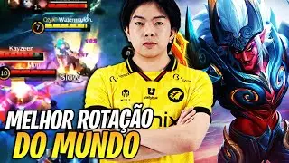 COMO JOGA O MELHOR ROTAÇÃO DO MUNDO! REACT ONIC KIBOY | MOBILE LEGENDS