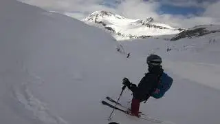 Valluga North into Pazieltal and Stuben Albona into Maroital and Verwall